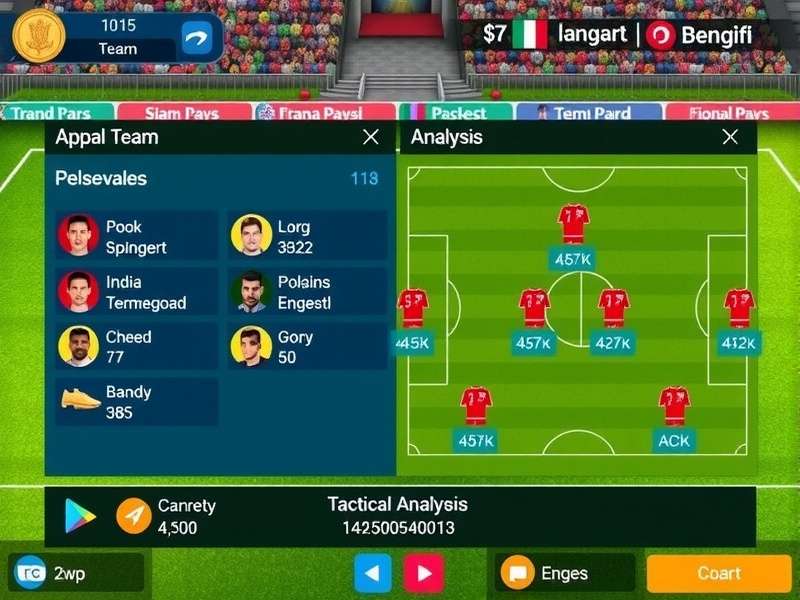 India S Football Heroes team management interface