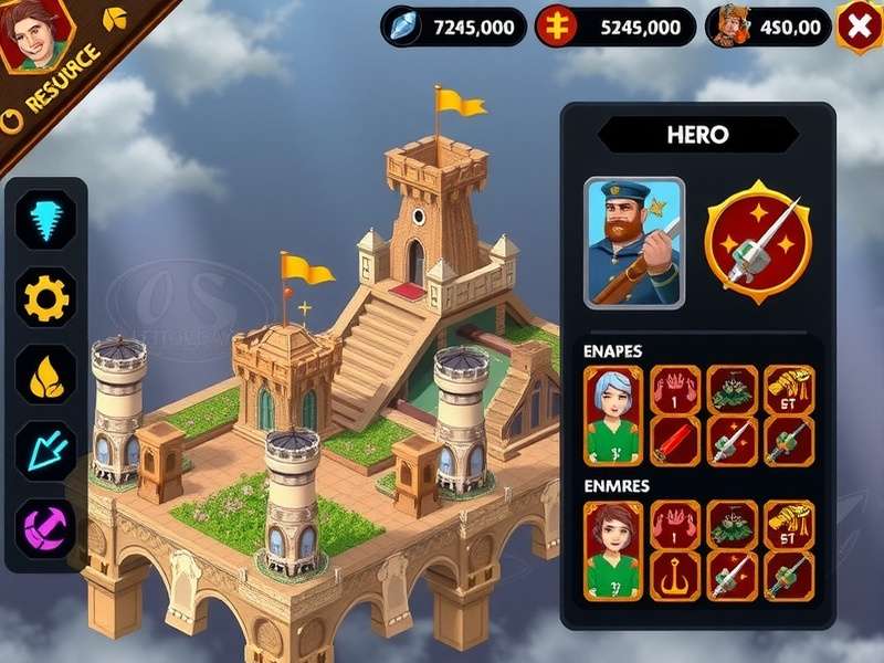 Legendary Defence hero selection screen