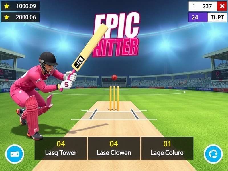 VR Cricket Epic Hitter career progression system