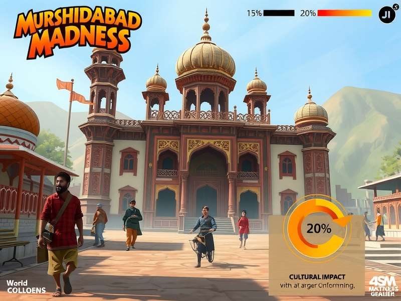 Murshidabad Madness character artwork showing diverse cast