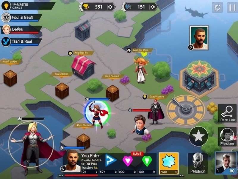 Free Fire Avengers Battle map overview showing strategic locations