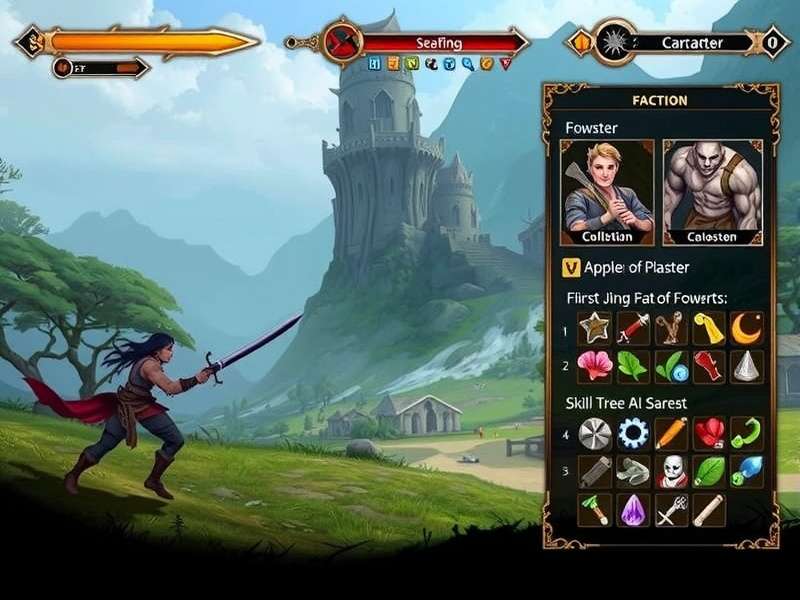 Swords Of Goa main gameplay screenshot showing combat and environment