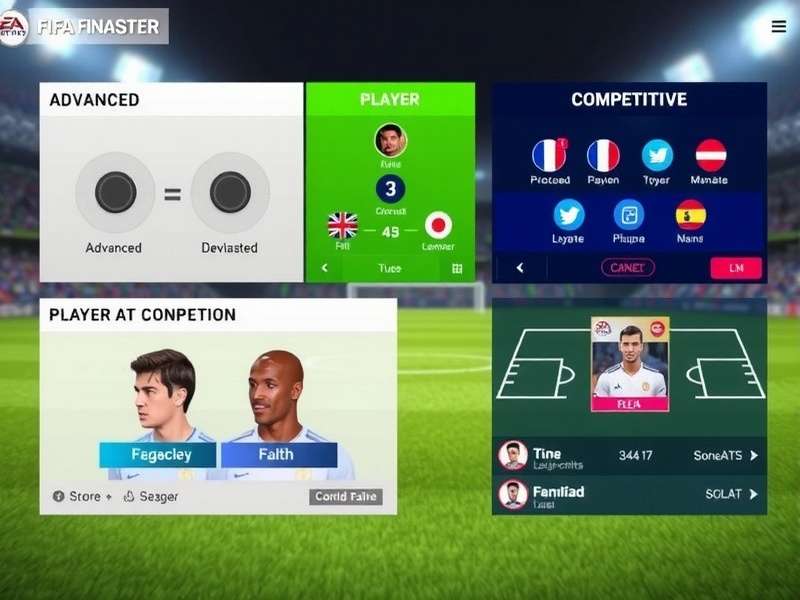 FIFA Finesse Ace Master multiplayer interface showing competitive modes