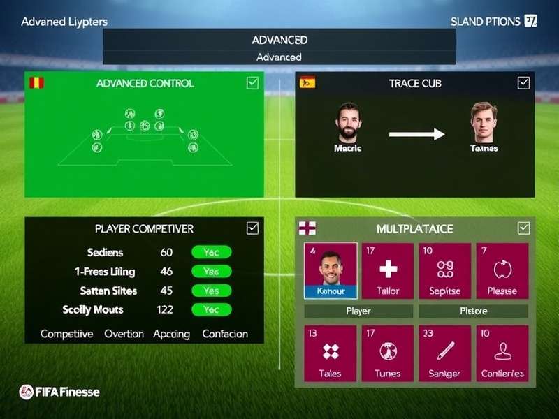 FIFA Finesse Ace Master gameplay screenshot showing advanced controls