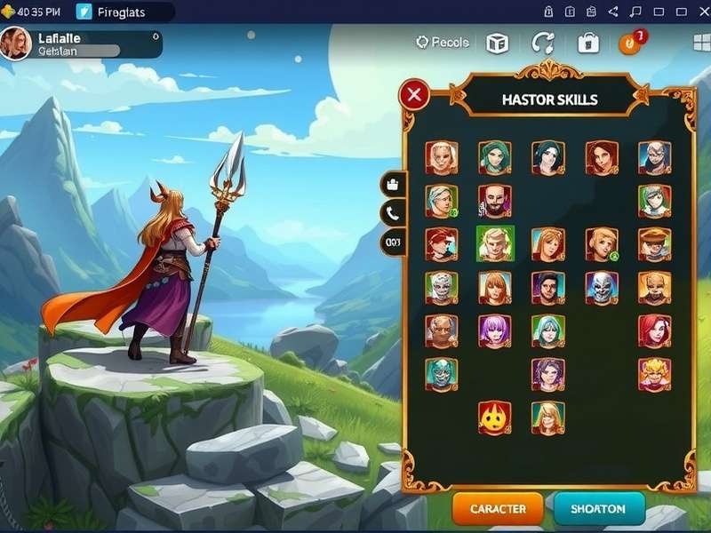 Celestial Trail Quest character customization interface