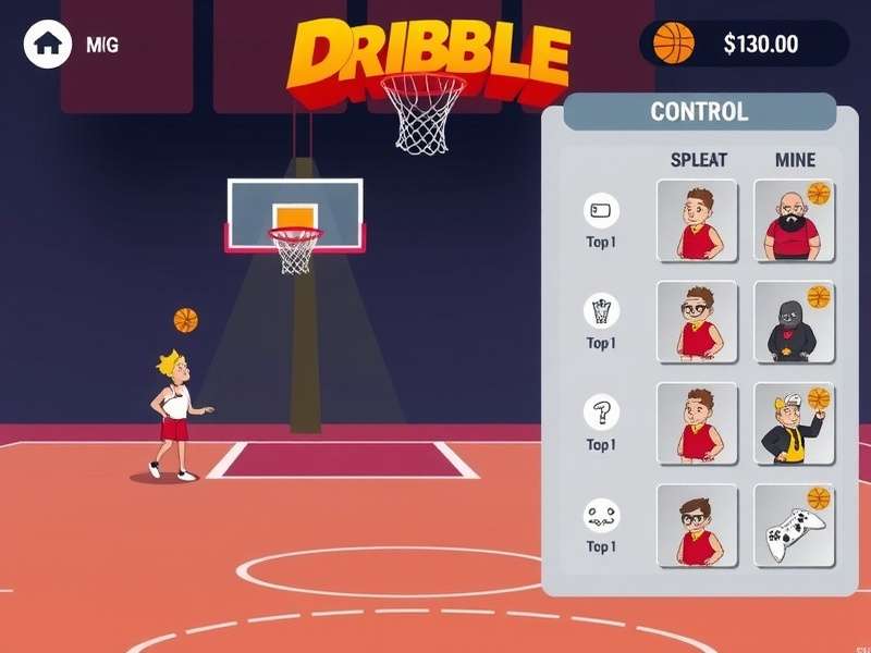 Dribble King control scheme diagram