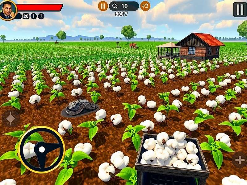 Cotton harvesting mechanics in Cotton Splendor Coimbatore