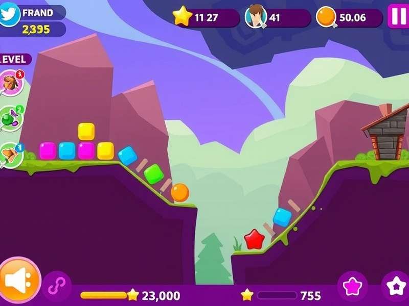 Lollipop Blast Odyssey gameplay screenshot showing colorful candy pieces