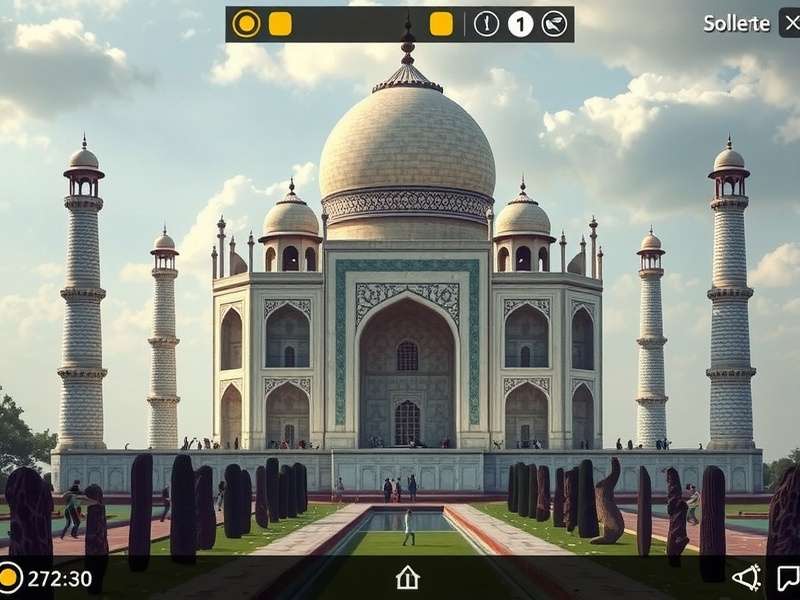 Taj Mahal Cryptic Challenge gameplay screenshot