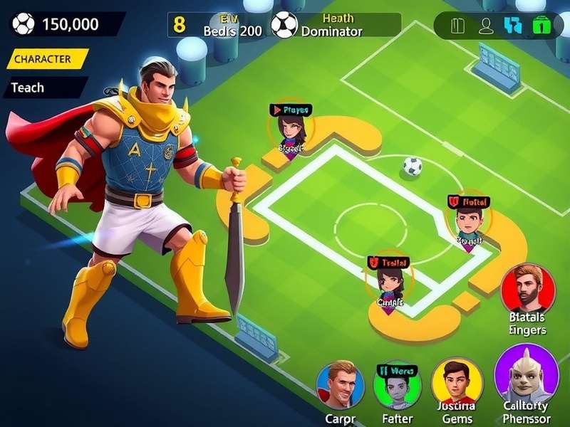 Striker Fiesta Dominator character selection screen