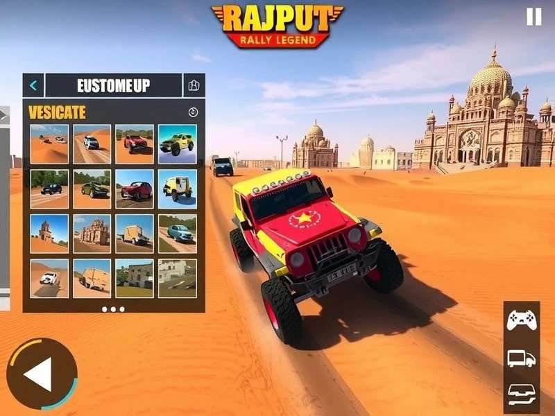 Rajput Rally Legend Jaipur city racing environment