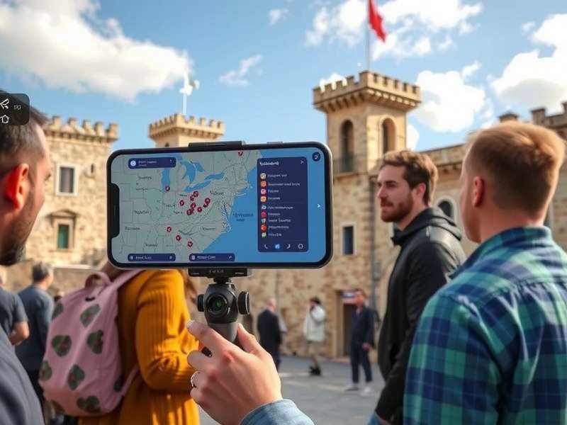 Mystic Spot Finder gameplay showing augmented reality interface