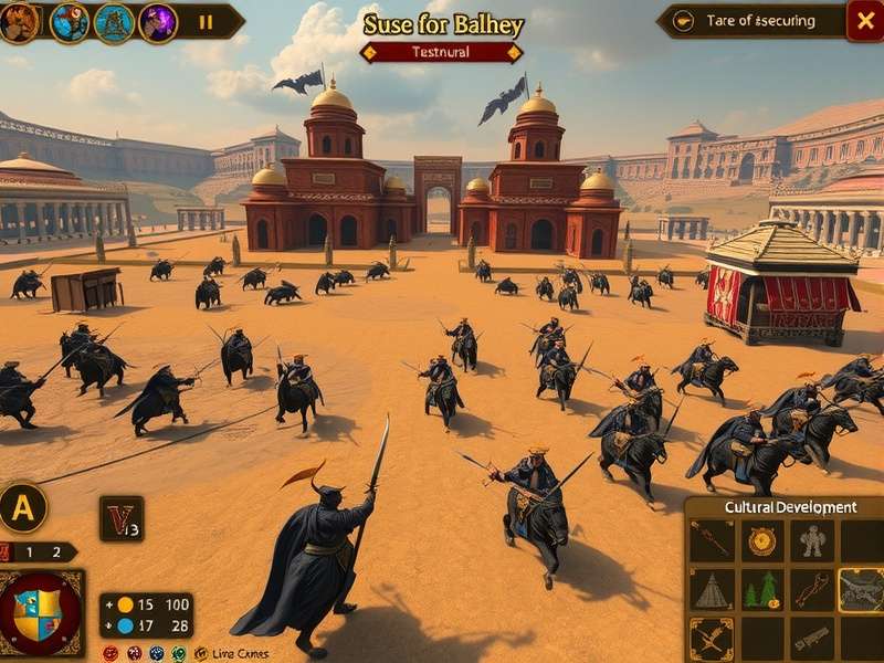 Kushan Dominion Journey battle scene with historical armies