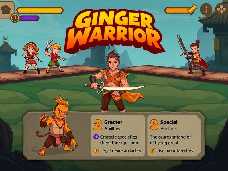 Ginger Power Warrior strategy guide infographic