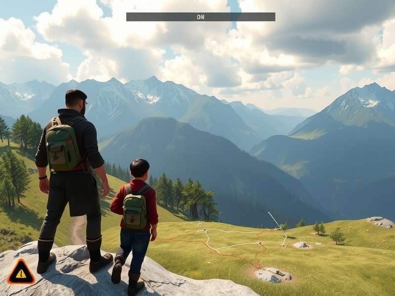 Haryanvi Highland Trek character interaction scene