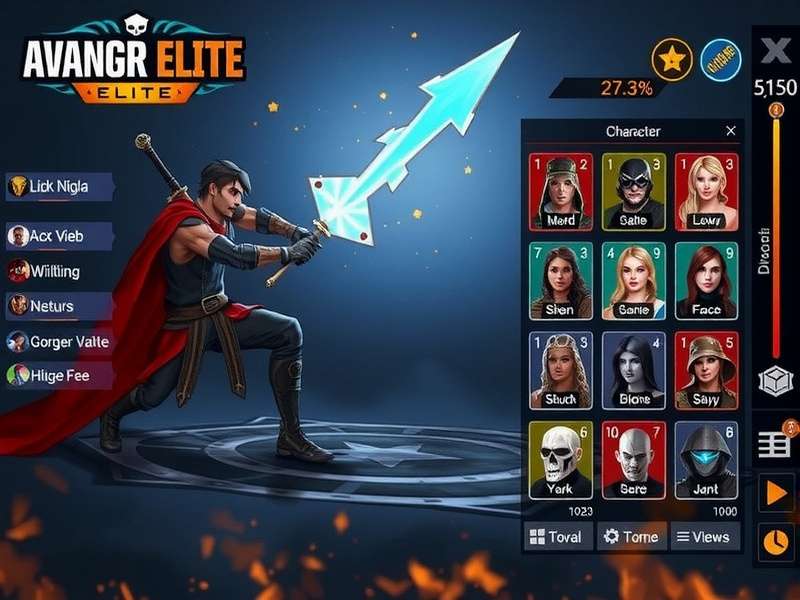 Strong Mace Avenger Elite character selection screen