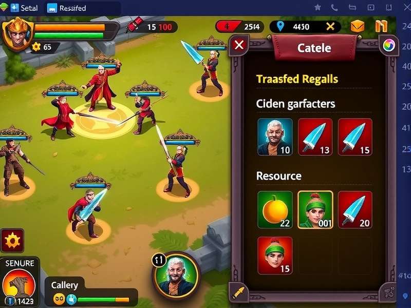 Peshwa Pace Master interface showing resource management