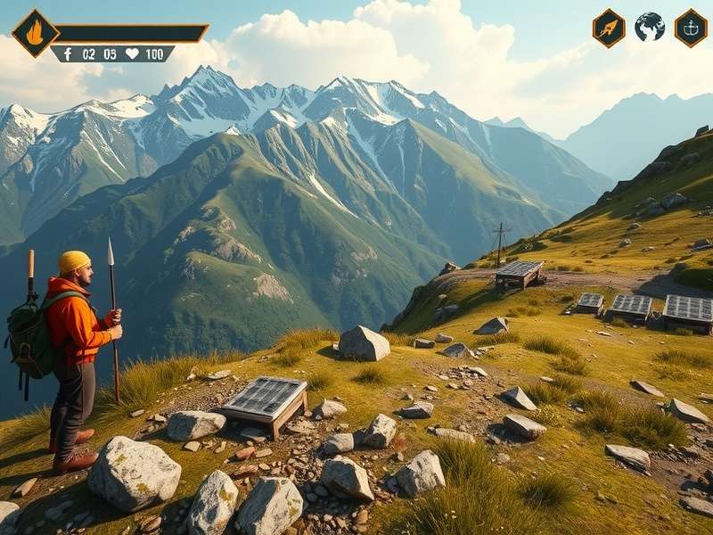 Haryanvi Highland Trek strategy map showing optimal routes