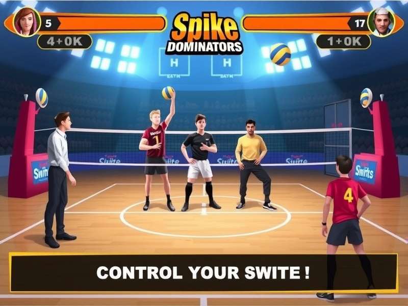 Spike Dominators control tutorial showing swipe gestures