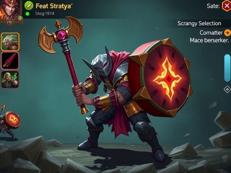 Dominion Mace Berserker team battle strategy illustration