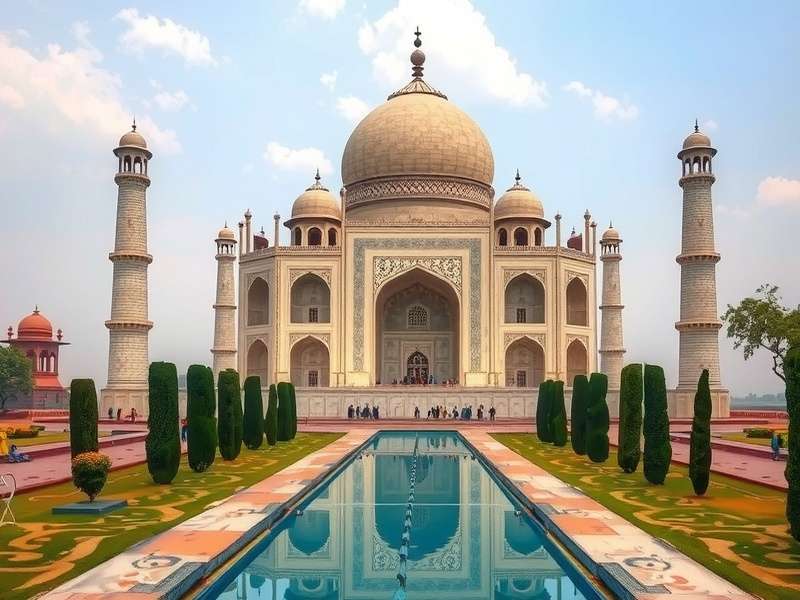 Historical context of Taj Mahal Cryptic Challenge