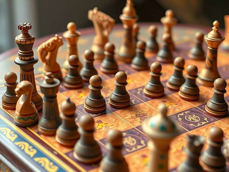 Advanced Yogi S Chess Odyssey strategy demonstration showing piece coordination