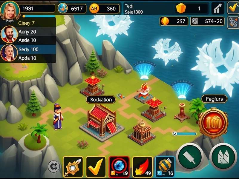 Glorious Rise Challenge strategic resource management interface