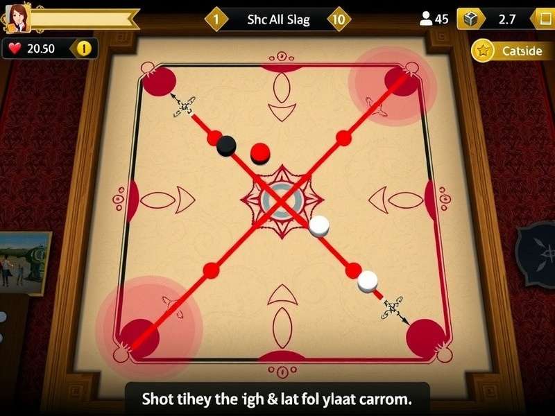 Historical carrom board and pieces