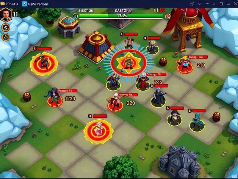 Champion S Battle gameplay screenshot showing character selection and battle interface