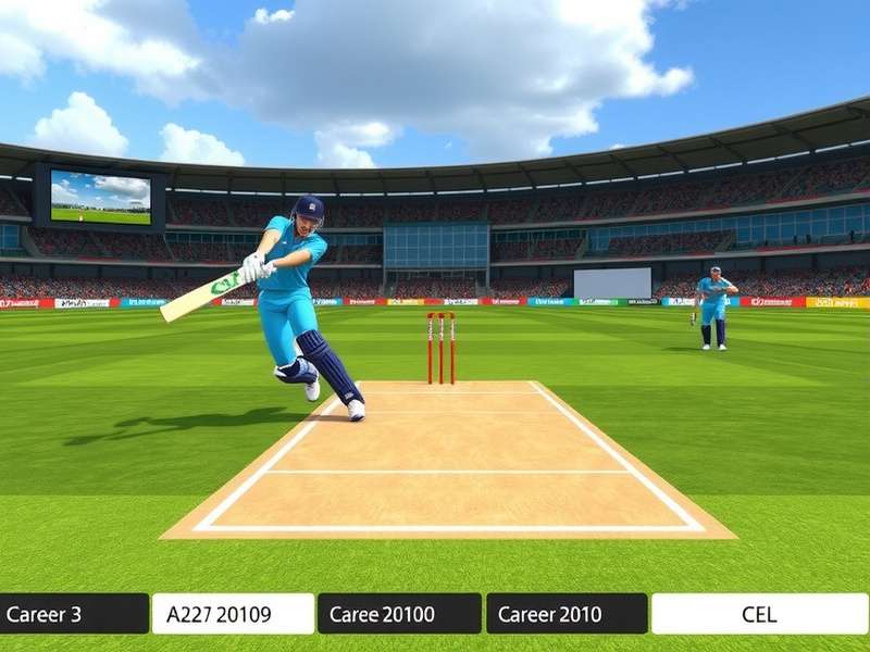 VR Cricket Supreme Hero career mode progression screen