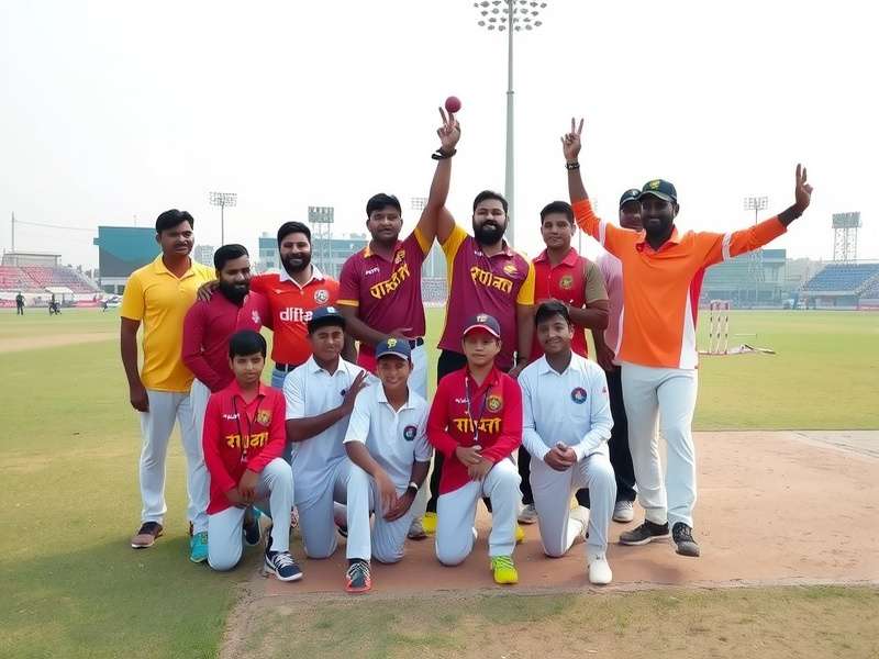 Historical team photo of Maratha Cricketers XI from early seasons