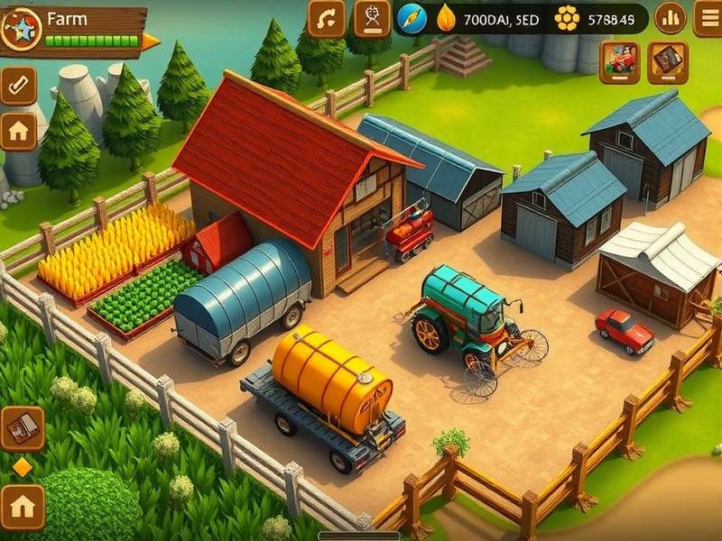 Grain Gathering Master gameplay screenshot showing farm management