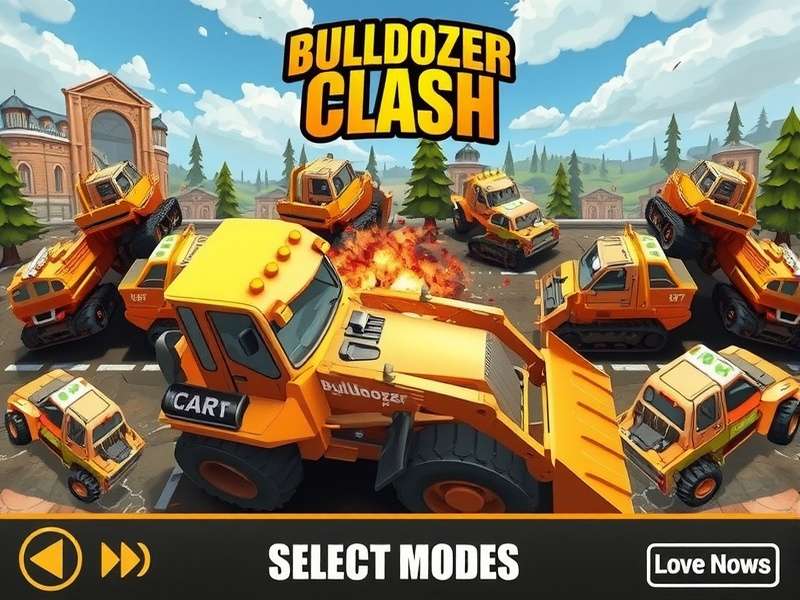 Bulldozer Clash environment destruction physics