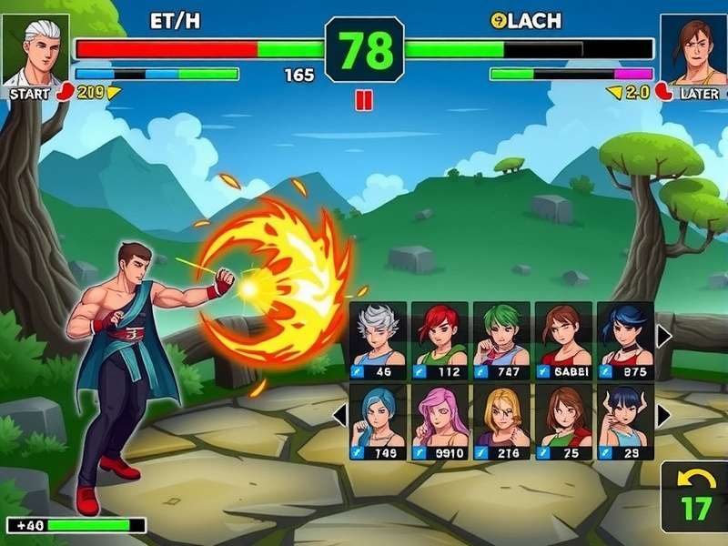 Goa Dynamo Strike character selection screen