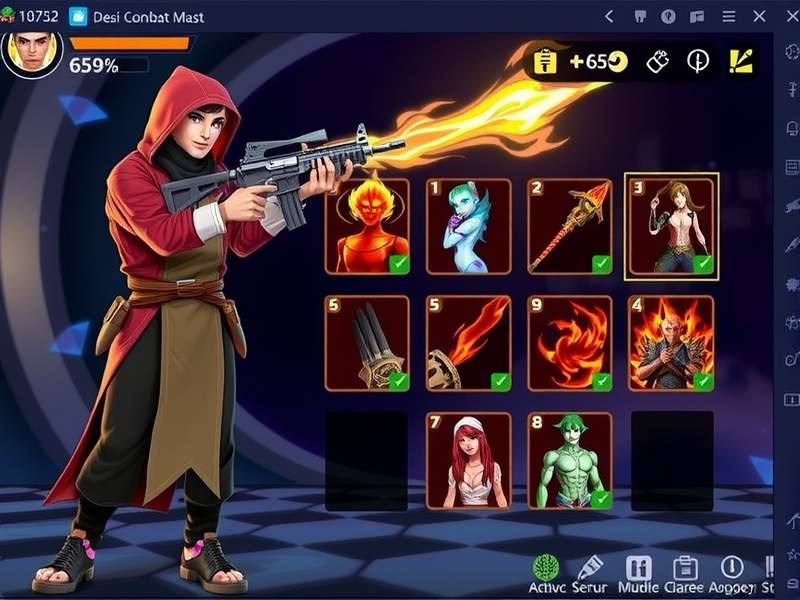 Desi Fire Combat Masters character abilities showcase