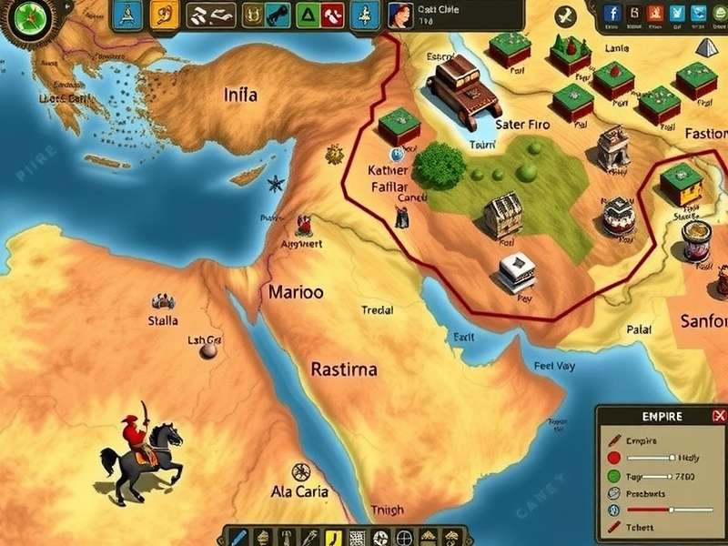 Rashtrakuta Conquest Quest gameplay screenshot showing medieval Indian battlefield