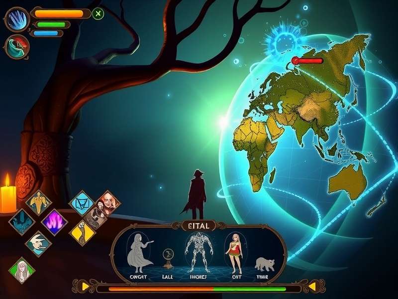 Luminous Lore gameplay screenshot showing character in mystical environment