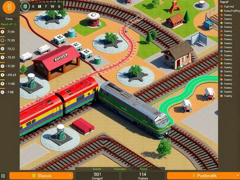 Lucknow Locomo Marathon interface showing train scheduling and route management