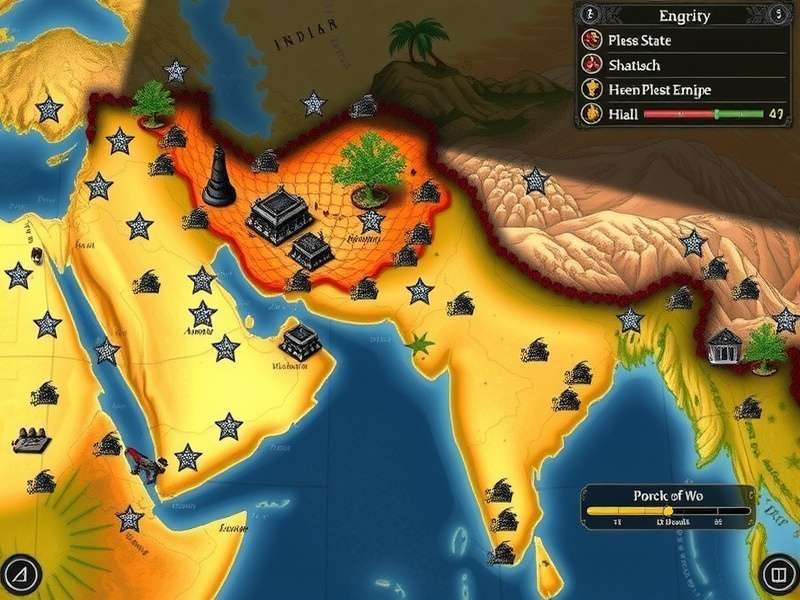 Rashtrakuta Conquest Quest empire management interface