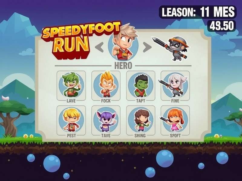Speedyfoot Run Hero Character Roster