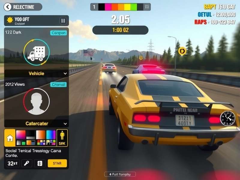 Yellow Fury Pursuit character selection screen