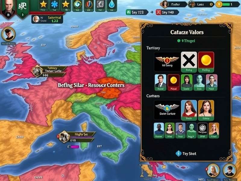 RR FC Dominion character selection screen showing diverse hero options