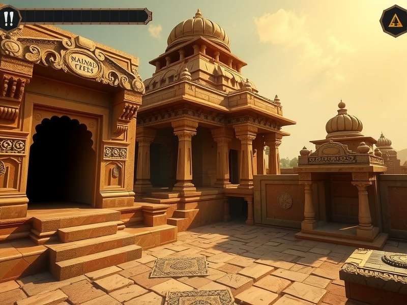 Puzzle solving in Belur Temple Enigma Quest