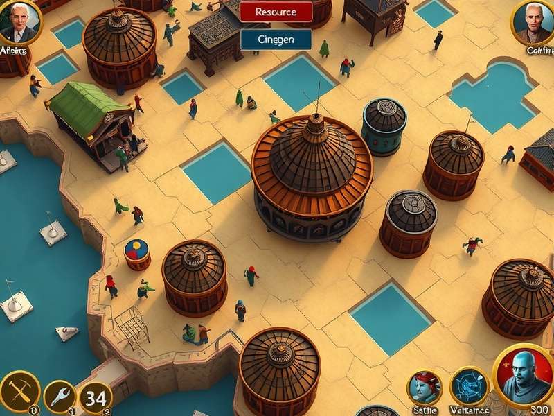 Saffron Scepter Elite resource management interface