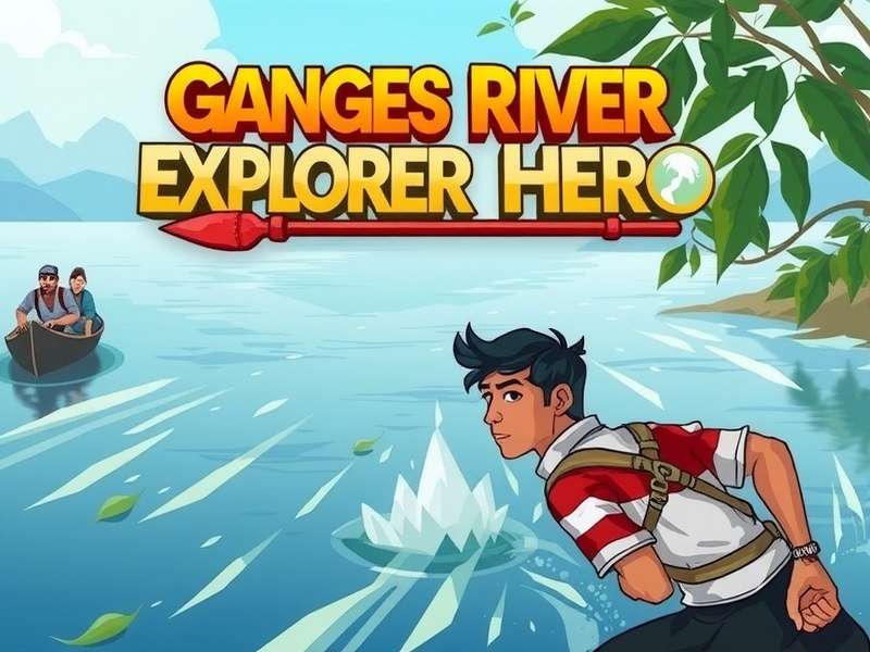 Ganges River Explorer Hero gameplay screenshot showing river navigation