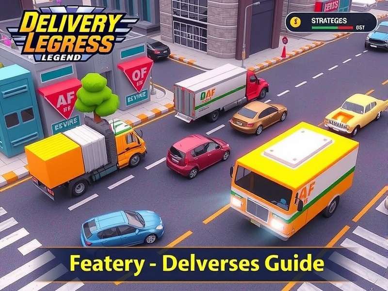 Delivery Express Legend strategy guide showing optimal routes