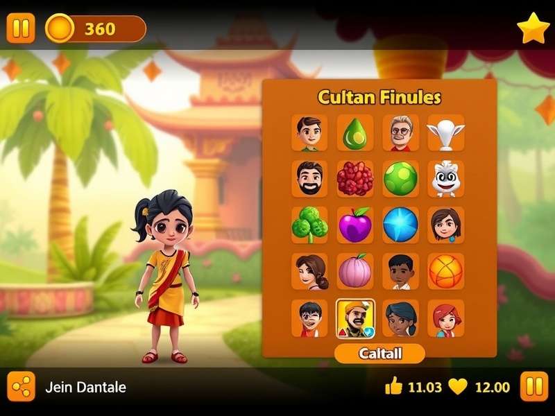 Coriander Tales gameplay screenshot showing vibrant Indian-inspired environments