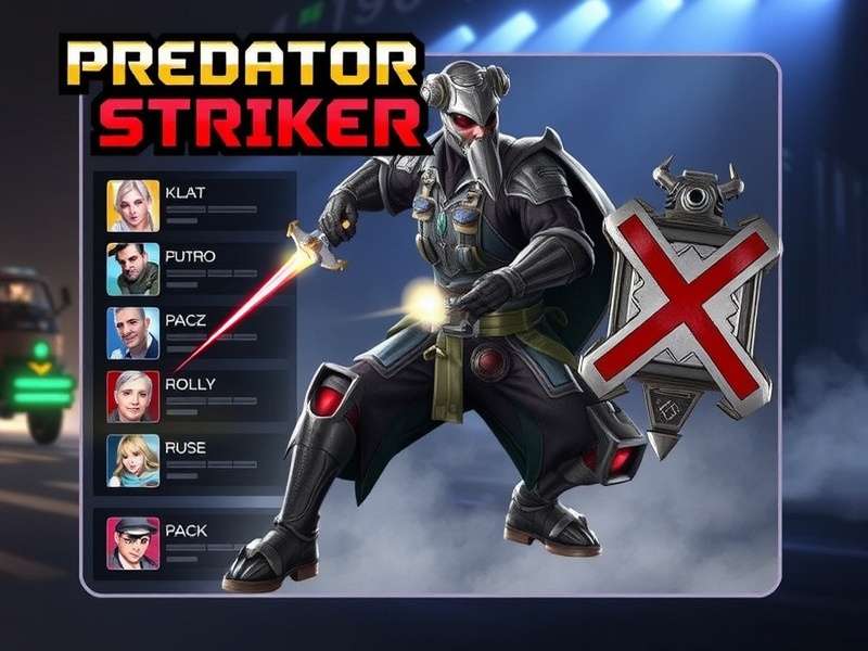 Heroic Predator Striker Game Cover Art