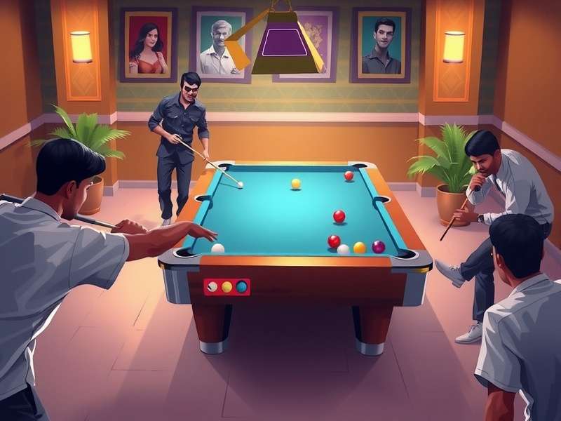 Ahmedabad Pool Genius tournament scene