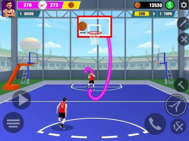 Dunk Royale India tournament scene with competitive gameplay